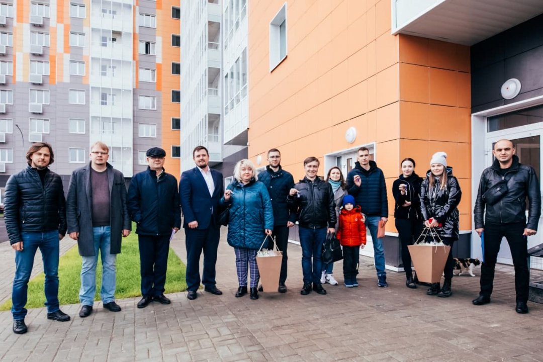 Началась выдача ключей дольщикам ЖК «Андреевка» в городском округе Солнечногорск